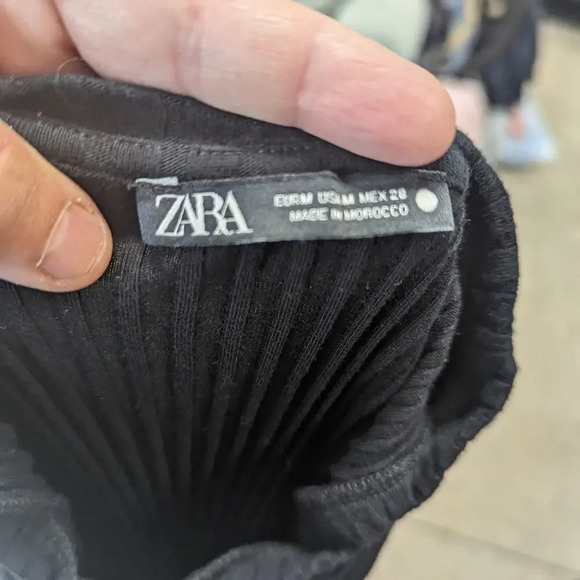 Zara Striped Ribbed Bodycon Dress / Medium - Picture 7 of 7
